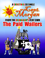 The Paid Wailers Christmas CD single Captain Morgan