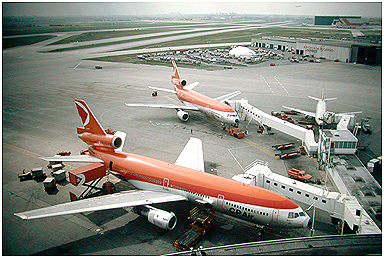 CP Air DC-10's on the ramp in Toronto