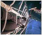 Climbing the rigging