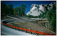 The road to Mt. Rushmore