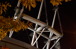photography of BC Place retractable roof installation by Graham Collins