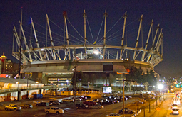 photography of BC Place retractable roof installation by Graham Collins